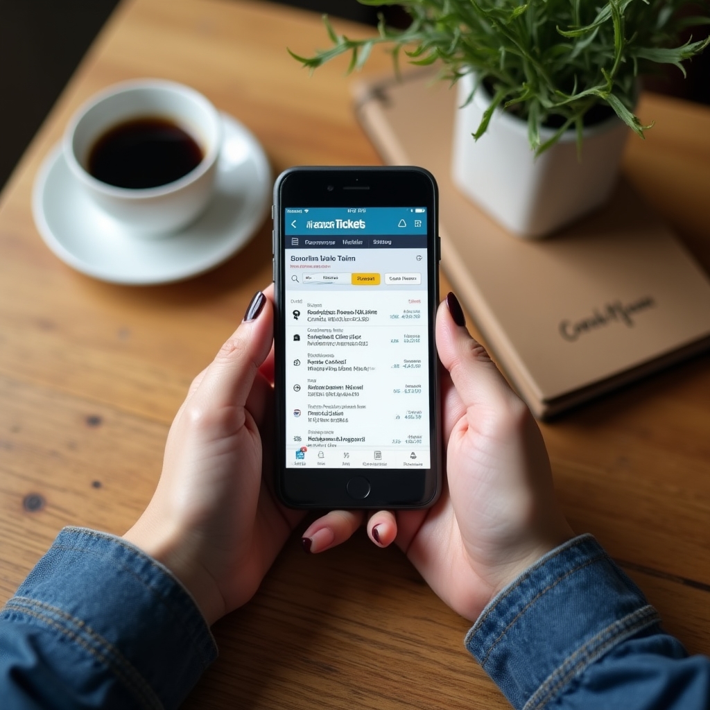 Cumpărare bilet CFR online pe telefon mobil